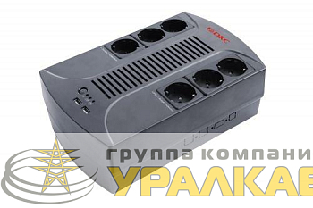 Источник бесперебойного питания ИБП Info PDU 600В.А Schuko (6) USB для зарядки (2) USB + RJ11 DKC 