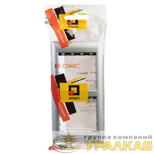 Рамка-суппорт 4мод. Avanti для In-liner Front серебристый металлик DKC 