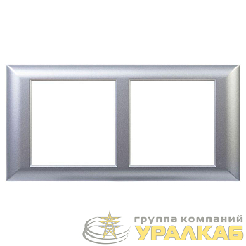 Рамка-суппорт 4мод. Avanti для In-liner Front серебристый металлик DKC 
