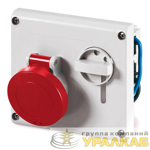 Розетка скрыт. уст. 32А 400В 3P+E+N IP44 DKC 