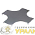 Крышка для ответв. лестн. лотка горизонт. Х-образ. осн. 400 DKC 