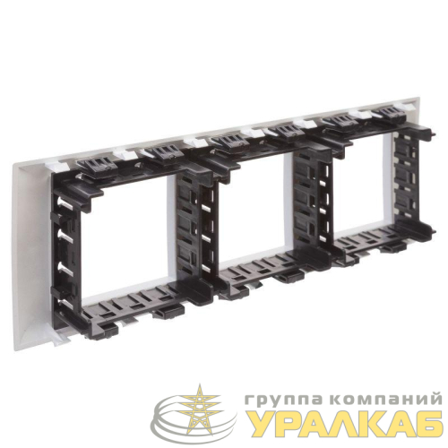 Рамка-суппорт 6мод. Avanti для In-liner Front серебристый металлик DKC 