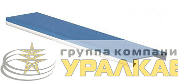 Крышка для кабель-канала RL 100мм L2000 син. DKC 