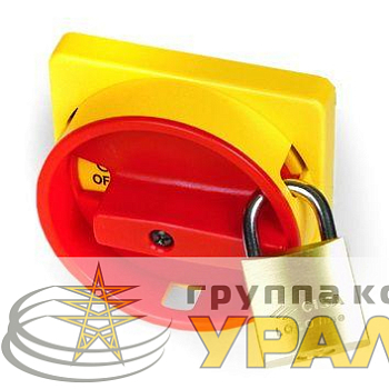 Ручка для переключателя кулачк. красн. желт. площадка 67х67 модель 42 DKC 