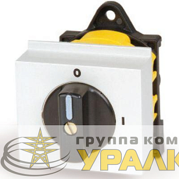 Ручка для переключателя кулачк. черн. бел. площадка 46х46 модель 27 DKC 
