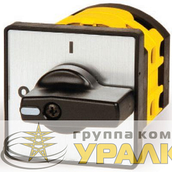 Ручка для переключателя кулачк. черн. серебр. площадка 48х48 модель 20 DKC 