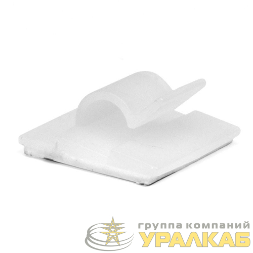 Клипса самоклеящаяся для круглого кабеля 10х5х4.9 бел. (уп.100шт) DKC 