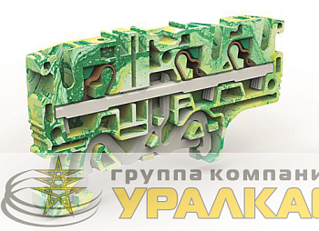 Клемма заземления 3 точки подключения на 4кв.мм DKC 