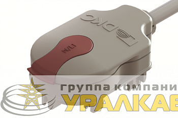 Блок отводной с кабелем 800мм (H05Z1Z1F) N/L1 2P 10А DKC 
