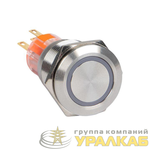 Кнопка S-Pro67 19мм с фикс. с бел. подсветкой 24В PROxima EKF 