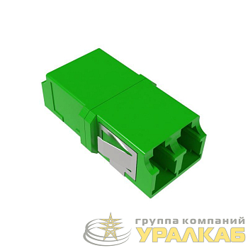 Адаптер LC/APC-Duplex TOP Senior/Senior SC-footprint OS2 зел. DKC 