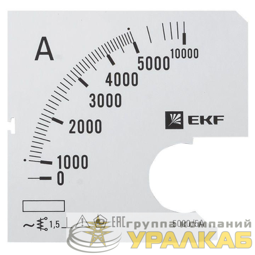 Шкала сменная для A961 5000/5А-1.5 PROxima EKF 