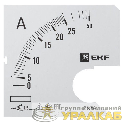 Шкала сменная для A961 25/5А-1.5 PROxima EKF 