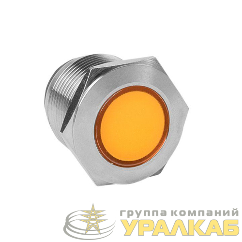Лампа сигнальная S-Pro67 19мм желт. 24В EKF 