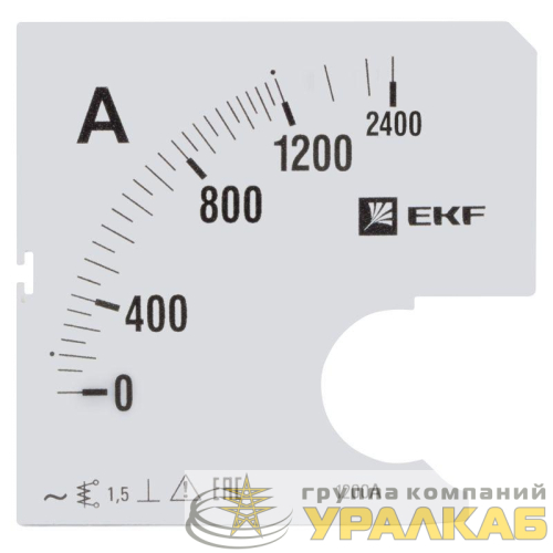 Шкала A961 1200/5А-1.5 PROxima EKF 