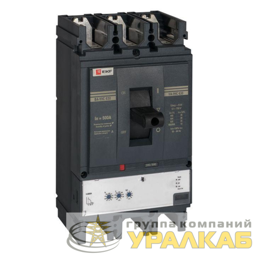 Выключатель автоматический 3п 630/500А 45кА ВА-99C Compact NS PROxima EKF 