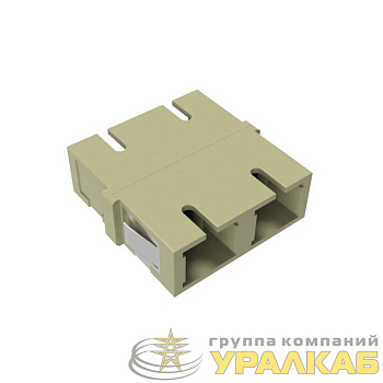 Адаптер SC/UPC-Duplex TOP ОМ2 беж. DKC 