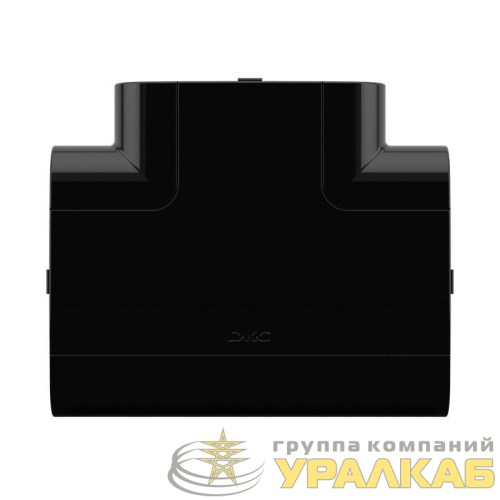 Тройник для кабель-канала 110х50 DKC черн. 