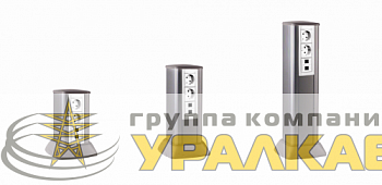 Мини-колонна 0.25м алюм. сер. метал. RAL 9006 DKC 