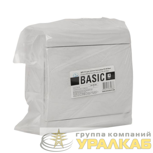 Щит ЩРН-П-8 IP41 бел. дверца (пром. упак.) Basic EKF 