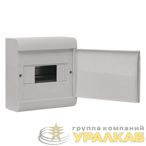 Щит ЩРН-П-8 IP41 бел. дверца (пром. упак.) Basic EKF 