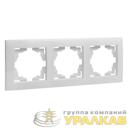 Рамка 3-м Валенсия бел. PROxima EKF 
