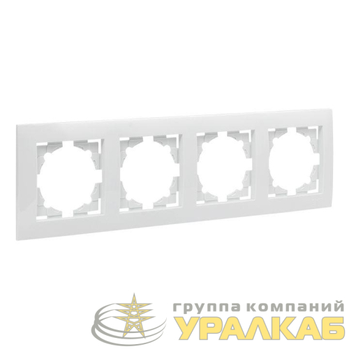 Рамка 4-м Валенсия бел. PROxima EKF 