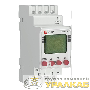 Таймер электронный ТЭ-80 24-230В PROxima EKF 