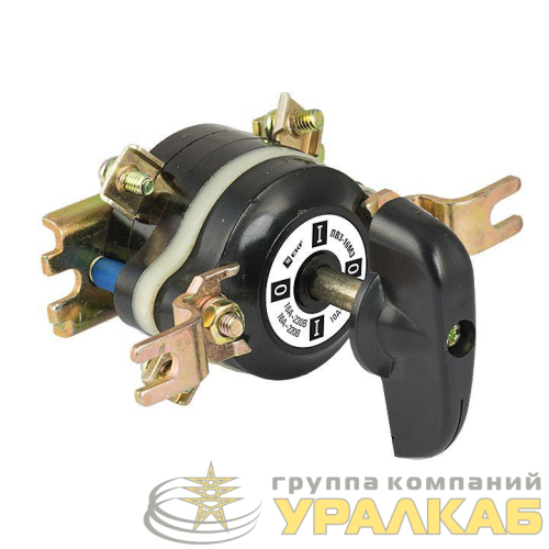 Выключатель пакетный 1-кл. 63А IP00 ПВ3-63 М3 исп.1 черн. EKF 