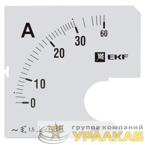 Шкала сменная для A961 30/5А-1.5 PROxima EKF 