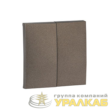 Панель лицевая Валенсия для выключателя 2-кл. 10А графит PROxima EKF 