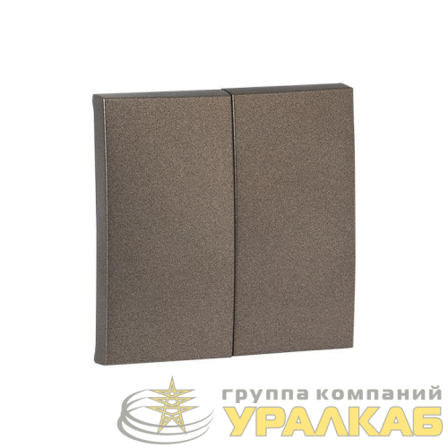 Панель лицевая Валенсия для выключателя 2-кл. 10А графит PROxima EKF 