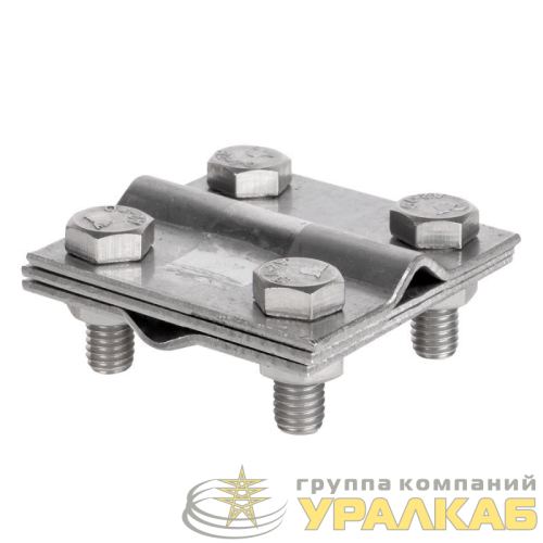 Зажим крестовидный прут-прут (3 пластины 57х57мм) Ni PROxima EKF 