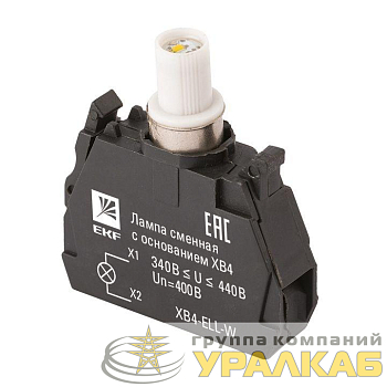 Лампа сменная с основанием XB4 бел. 400В PROxima EKF 