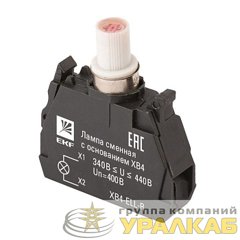 Лампа сменная с основанием XB4 красн. 400В PROxima EKF 