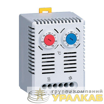 Термостат NO+NC (охлаждение и обогрев) на DIN-рейку 10A 230В IP20 PROxima EKF 