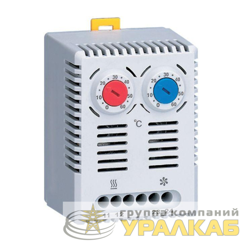 Термостат NO+NC (охлаждение и обогрев) на DIN-рейку 10A 230В IP20 PROxima EKF 