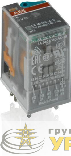Реле 6А 230В AC 4ПК CR-M230AC4 ABB 