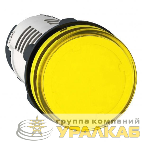 Лампа сигнальная 22мм 230В LED желт. SchE 