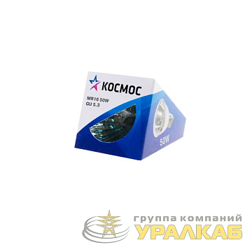 Лампа галогенная MR16 50Вт 12В GU5.3 EXNc Космос 