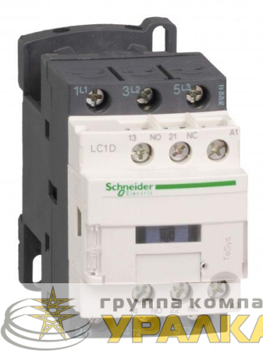 Контактор 3п 9А D 1НО+1Н3 220В AC SchE 
