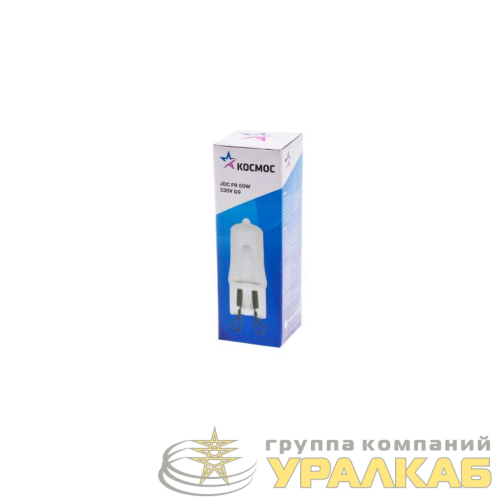 Лампа галогенная JDC 60Вт капсула G9 3000К 240В FR КОСМОС 