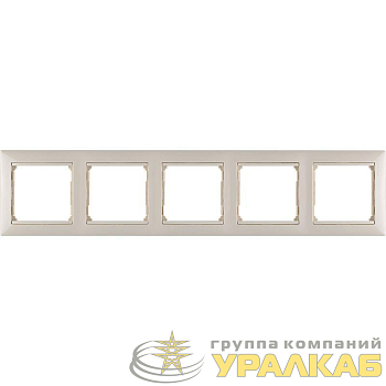 Рамка 5-м Valena горизонт. сл. кость Leg 