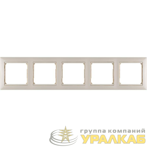 Рамка 5-м Valena горизонт. сл. кость Leg 