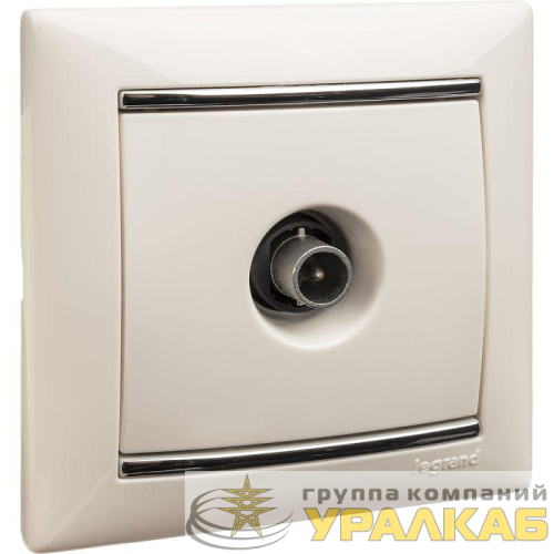 Механизм розетки TV СП Valena 1.5дБ бел. Leg 