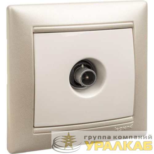 Механизм розетки TV СП Valena 1.5дБ бел. Leg 