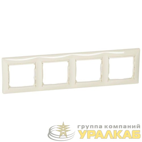 Рамка 4-м Valena горизонт. сл. кость Leg 
