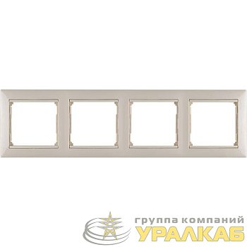 Рамка 4-м Valena горизонт. сл. кость Leg 