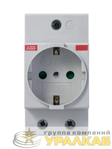 Розетка щитовая M1173 16А 2P+N ABB 