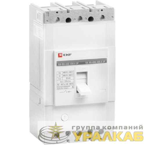 Выключатель автоматический 3п 400/315А 35кА ВА-99 PROxima EKF 